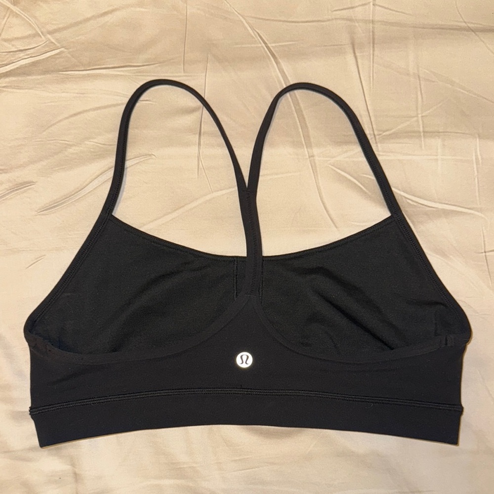 Lululemon Athletica Black, Flow Y Sports Bra